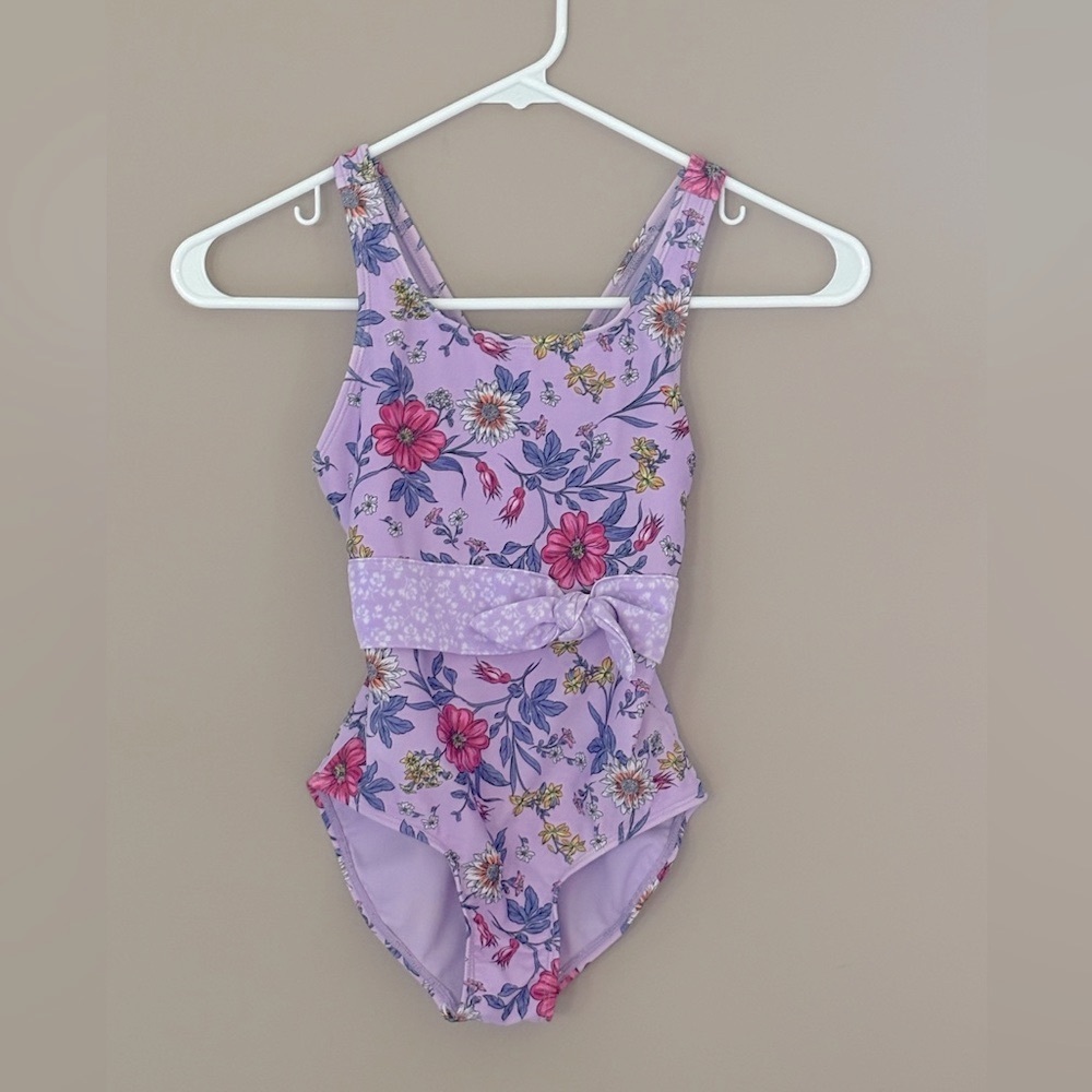 Art Class Girls’ Floral Swim Suit